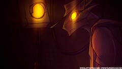 artwork anthro glowing eyes