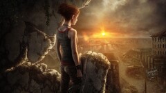 artwork apocalyptic futuristic Women