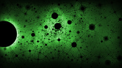 artwork black Green abstract digital art space art Space