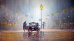 artwork City rain lantern