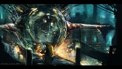 artwork concept art spaceship Space science fiction