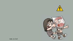 artwork dark humor Minimalism gray