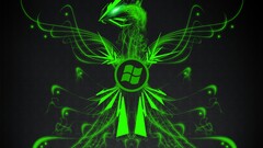 artwork digital art abstract dragon Green