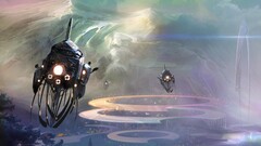 artwork digital art robot City futuristic science fiction