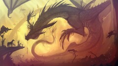 artwork dragon fantasy art creature
