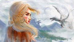 artwork dragon game of thrones fan art fantasy art