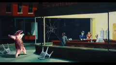 artwork Edward Hopper memes humor nighthawks parody