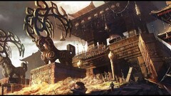 artwork fantasy art building