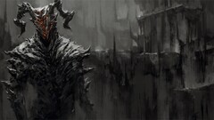 artwork fantasy art concept art demon creature death horns