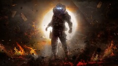 artwork fantasy art concept art futuristic explosion titanfall