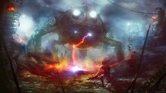 artwork fantasy art concept art robot mech science fiction