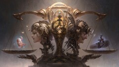 artwork fantasy art digital art clockwork death Women Life Scale