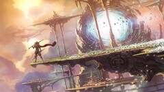 artwork fantasy art digital art Women warrior City ancient