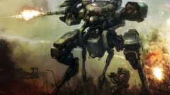 artwork fantasy art mech robot soldier War concept art