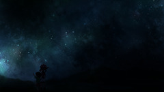 artwork fantasy art Space Anime dark sky