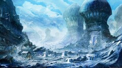 artwork fantasy art winter