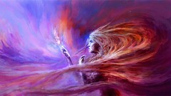 artwork fantasy art Women abstract colorful