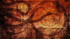 artwork Map grunge brown