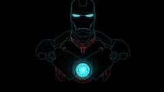 artwork Marvel Cinematic Universe schematic cyan