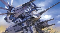 artwork mech robot dragon ar tonelico