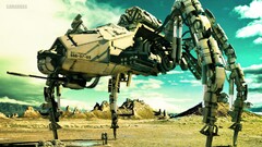 artwork mech robot spider digital art