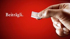 artwork Money numbers red background