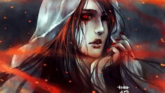 artwork NanFe fantasy girl fantasy art painted nails