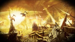 artwork science fiction battle