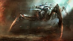 artwork science fiction robot