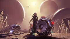 artwork spaceship fantasy art concept art futuristic Women