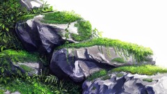 artwork stones Plants