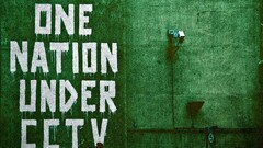 artwork Typography Green camera security cctv