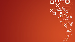 artwork video games orange red gradient