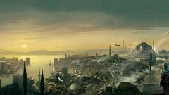 artwork video games PC gaming cityscape Assassin's Creed