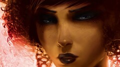 artwork Women concept art redhead drawing face