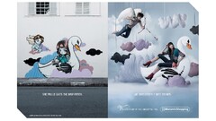 artwork Women swan commercial