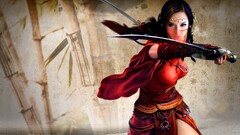 asian digital art Women fantasy art fantasy girl warrior