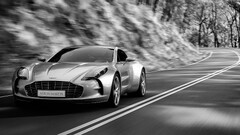 Aston Martin silver cars road vehicle Aston Martin One-77 Car