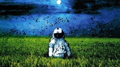 astronaut artwork album covers