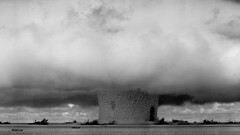 atomic bomb monochrome History explosion Nuclear
