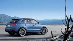 Audi Q3 blue cars Audi vehicle Car
