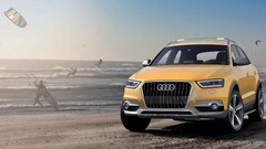 Audi Q3 Car Audi beach yellow cars Sea vehicle