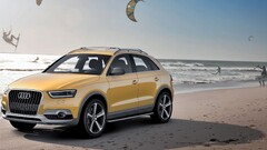 Audi Q3 Car yellow cars SUV Audi