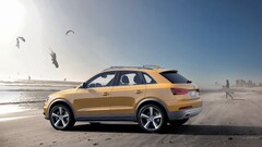 Audi Q3 Car yellow cars SUV Audi