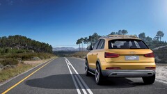 Audi Q3 road Audi vehicle Car