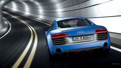 audi r8 Car Audi R8 V10 Plus rear view tunnel Audi R8 Type 42