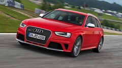 Audi RS4 Audi red cars vehicle Car