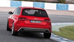 Audi RS4 Car Audi red cars station wagon