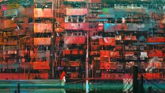 balcony Kuldar Leement artwork Apartments City