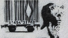 banksy graffiti leopard
